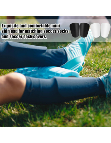 Espinilleras de Fútbol NQEUEPN Mini 7.87x5cm 2 Pares