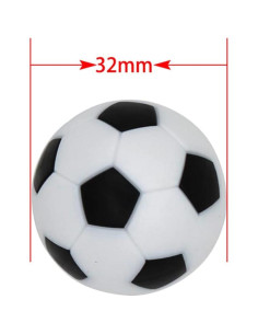 Paquete de 12 bolas de foosball BQSPT 32 mm multicolor 2