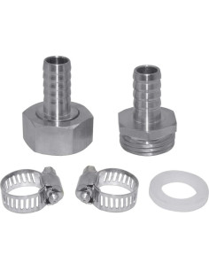 Kit de Reparación de Manguera Fitvell 1/2" Barb a 3/4" GHT 2