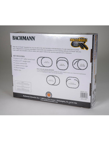 Conjunto Expansión E-Z Track Bachmann Escala N 28,58 cm