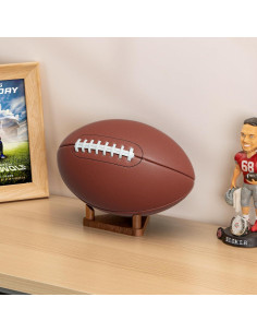 Soporte de Pelotas PUERSI de Nogal para Balones y Decoración 2