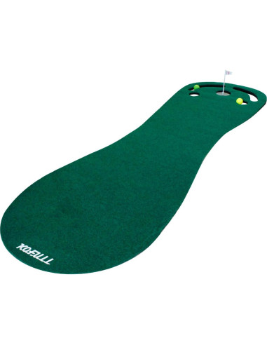 Alfombra de Putting KOFULL 198 cm con Putter y Pelotas