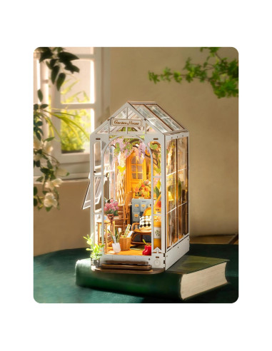 Rolife Kit Nook de Libros Miniatura 3D Decorativo