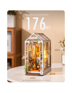 Rolife Kit Nook de Libros Miniatura 3D Decorativo 2