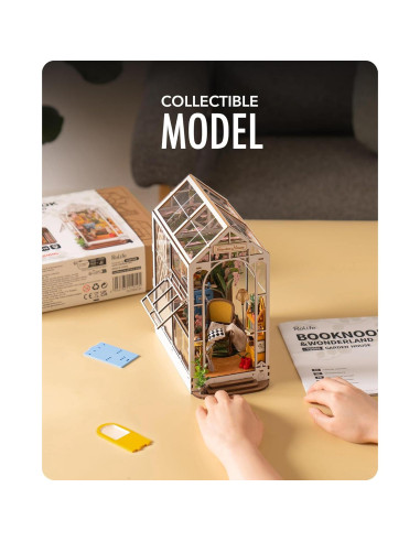 Rolife Kit Nook de Libros Miniatura 3D Decorativo