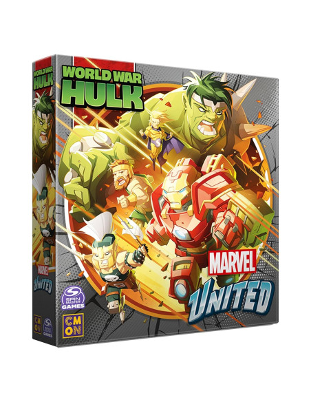 Expansión Marvel United Guerra Mundial Hulk - CMON - 1-5 Jugadores