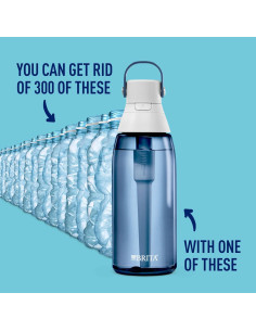 Botella Filtrante Brita 1.04 kg Cielo Nocturno 36 oz 2