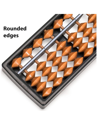 Ábaco Soroban Profesional Yellow Mountain 17 Columnas 26.7 cm