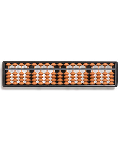 Ábaco Soroban Profesional Yellow Mountain 17 Columnas 26.7 cm