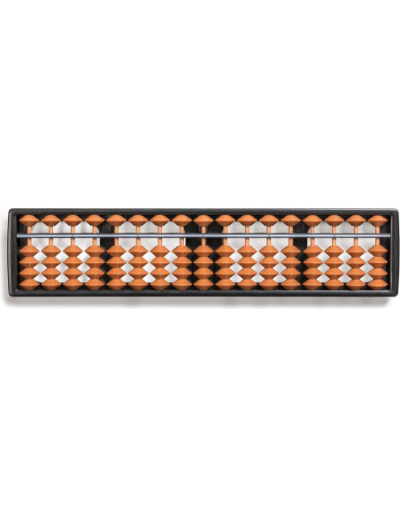 Ábaco Soroban Profesional Yellow Mountain 17 Columnas 26.7 cm