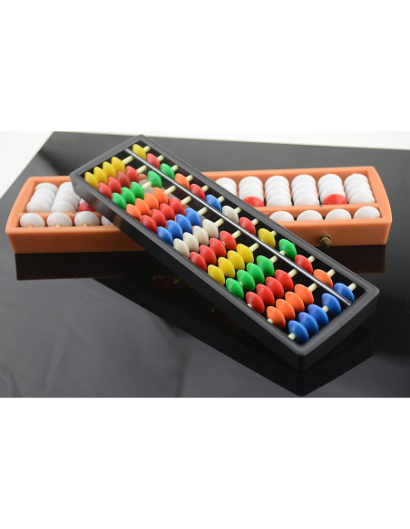 Ábaco Soroban CCHW 13 columnas plástico colorido para niños Ábaco Soroban CCHW 13 columnas plástico colorido para niños