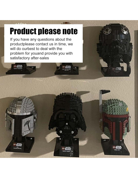 Soporte de Exhibición Pared SZHY-LINK para Casco Lego Star Wars