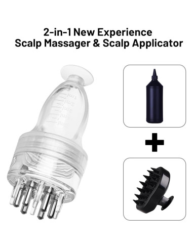 Peine Aplicador de Aceite HASSLICKIT 5ml Masajeador Cabello