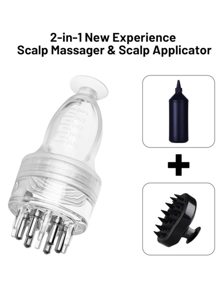 Peine Aplicador de Aceite HASSLICKIT 5ml Masajeador Cabello