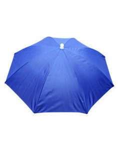 Gorra Paraguas Crazy Cart Azul para Pesca y Camping