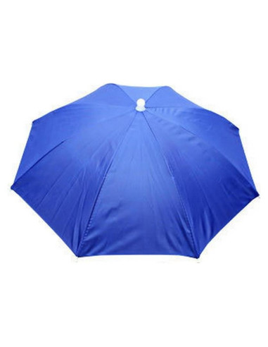 Gorra Paraguas Crazy Cart Azul para Pesca y Camping