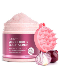 Exfoliante para Cuero Cabelludo VOERUY 300g Biotina y Cebolla
