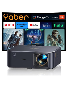 Proyector 4K YABER K2s 1000 ANSI WiFi Bluetooth Dolby