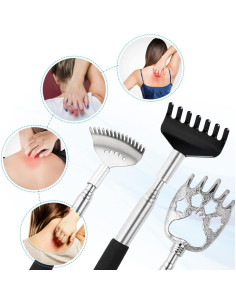 Set de 3 Rascadores de Espalda Telescópicos Yeipis 2