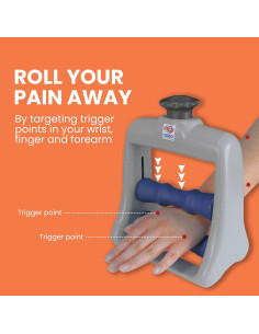 Masajeador de brazo Roleo ABCD portátil para alivio muscular 2