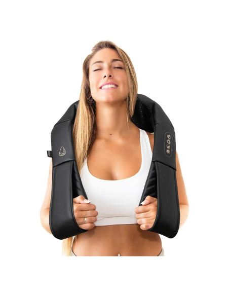 Masajeador Shiatsu InvoSpa TE-889 con Calor y 8 Bolas