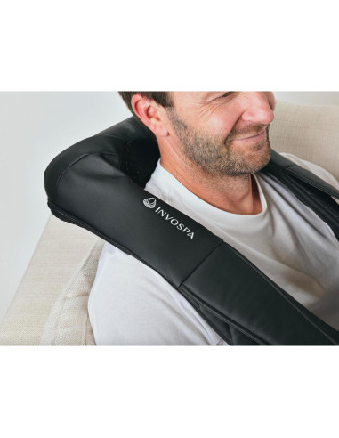 Masajeador Shiatsu InvoSpa TE-889 con Calor y 8 Bolas