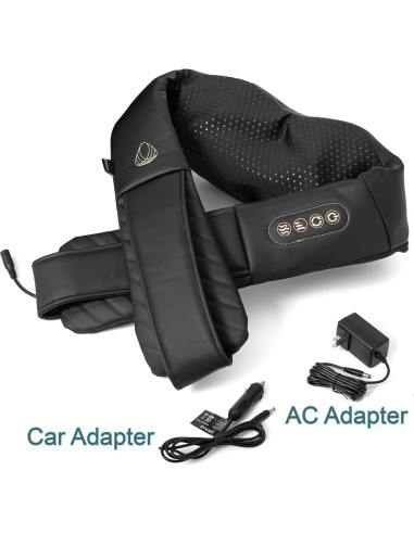 Masajeador Shiatsu InvoSpa TE-889 con Calor y 8 Bolas