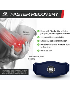 Faja de Soporte para Codo Sleeve Stars, Alivio Tendinitis 2
