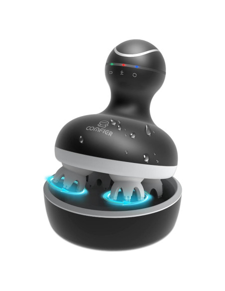 Masajeador Eléctrico COMFIER CF-4902BLK para Cuero Cabelludo