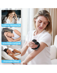 Masajeador Eléctrico COMFIER CF-4902BLK para Cuero Cabelludo 2