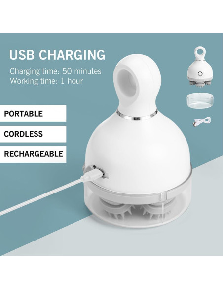 Masajador Eléctrico Portátil Taikaixin 84 Cabeza de Silicona