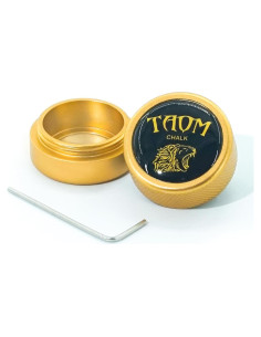 Soporte de Tiza de Billar Redondo Banly Amarillo Magnético