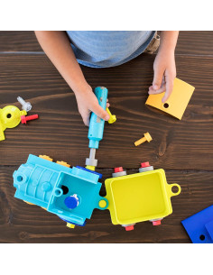 Tren Desarmable Educational Insights con Taladro Eléctrico 2