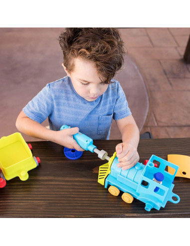 Tren Desarmable Educational Insights con Taladro Eléctrico