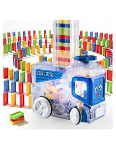 Juego de Tren de Dominó Mejorado GUANGDONG 180 Piezas