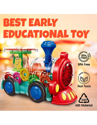 Tren Eléctrico Tooty Toy con Luz y Música - Juguete Interactivo