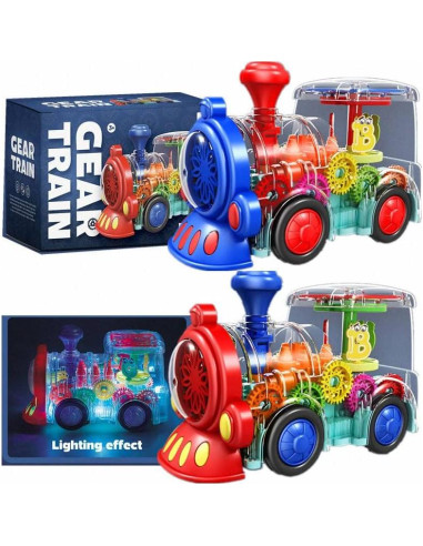 Tren Eléctrico Tooty Toy con Luz y Música - Juguete Interactivo