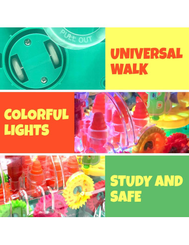 Tren Eléctrico Tooty Toy con Luz y Música - Juguete Interactivo