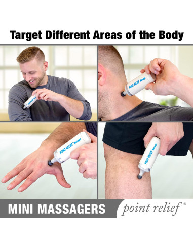 Mini Masajeador Point Relief 14-1050 Alivio Dolor Compacto