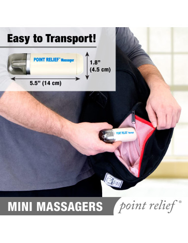Mini Masajeador Point Relief 14-1050 Alivio Dolor Compacto