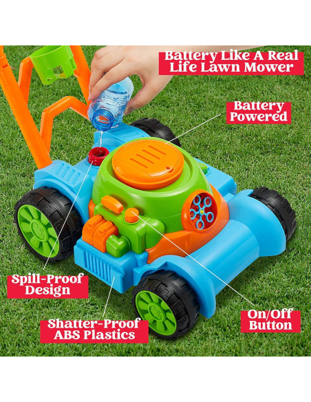 Cortacésped de Burbuja Joyin Azul - Juguete para Niños