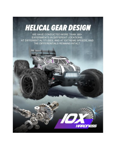 Coche RC Hosim 1:10 Sin Escobillas 68 km/h Todo Terreno 2