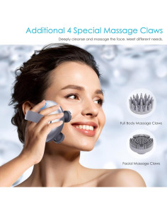 Masajeador Eléctrico ZNNFEMAI para Cuero Cabelludo Plata 2