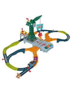 Juego de tren motorizado Fisher-Price Thomas & Cranky 4.42m
