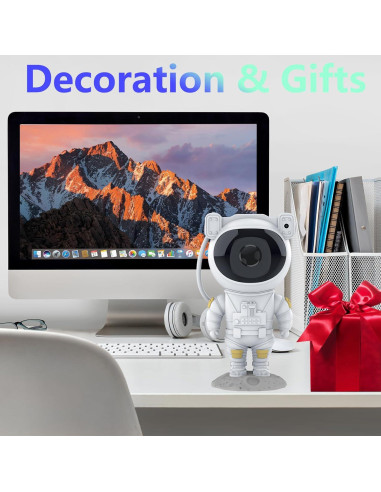 Proyector de Estrellas Hiya-Naya Astronauta Luz Nocturna