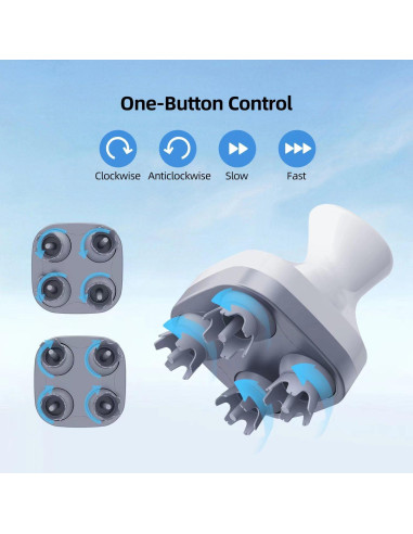 Masajeador Eléctrico Tenswa para Cabeza y Cuerpo 112 Nodos