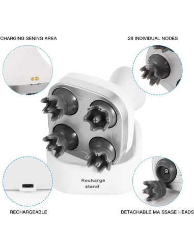 Masajeador Eléctrico Tenswa para Cabeza y Cuerpo 112 Nodos