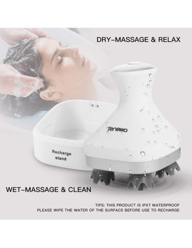 Masajeador Eléctrico Tenswa para Cabeza y Cuerpo 112 Nodos
