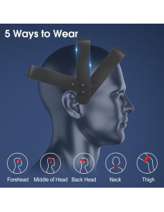 Masajeador de cuero cabelludo H2 Master Massage - Calefacción 2