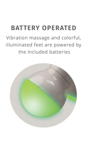 Masajeador de Mano Mini HoMedics Ribbit, Vibrante y Portátil